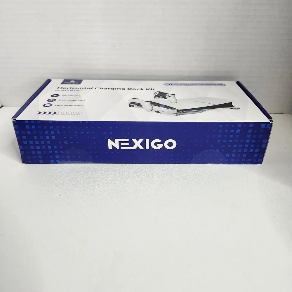 NexiGo Horizontal PS5 Charging Dock Kit, Dual Charging Station